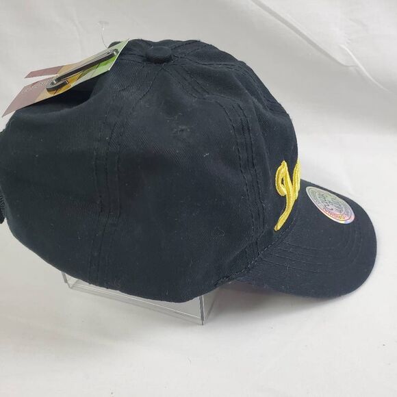 Jamaica Hat Colours of Jamaica Black & Yellow Adjustable Dad Cap NWT - Picture 3 of 5